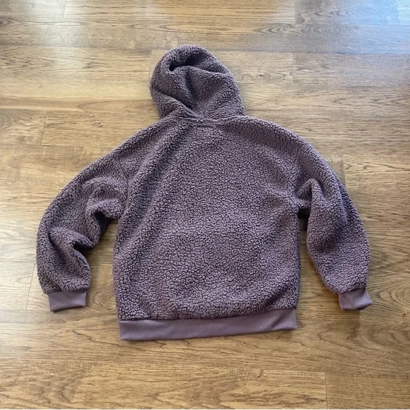 American Eagle Outfitters Purple Sherpa Hoodie - Picture 2 of 3